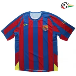 Camisa MESSI 30 Barcelona Replicas Home 2005/06 Retro Vermelho/Azul