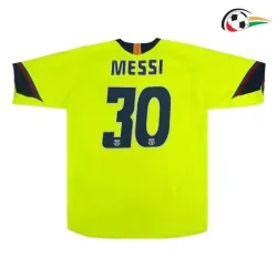 Camiseta MESSI 30 Barcelona Baratas Visitante 2005/06 Vintage Verde