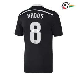 KROOS 8 Real Madrid Camisa Qualidade Premium Alternativa Terceiro Kit 2014/15 Retro Preto