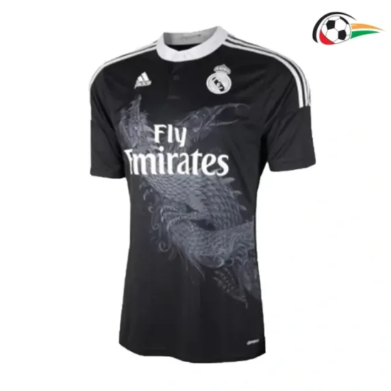 KROOS 8 Real Madrid Camisa Qualidade Premium Alternativa Terceiro Kit 2014/15 Retro Preto KROOS 8 Real Madrid Camisa Qualidade Premium Alternativa Terceiro Kit 2014/15 Retro Preto