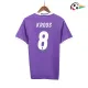 KROOS 8 Real Madrid Camiseta Futebol Visitante 2016/17 Vintage Roxo KROOS 8 Real Madrid Camiseta Futebol Visitante 2016/17 Vintage Roxo