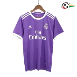 KROOS 8 Real Madrid Camiseta Futebol Visitante 2016/17 Vintage Roxo