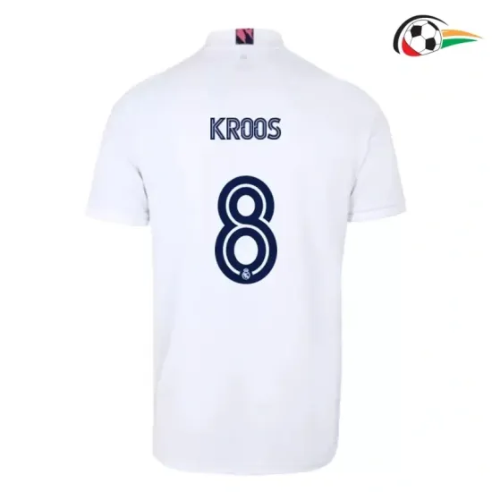 KROOS 8 Real Madrid Equipacione Replicas Primeiro Kit 2020/21 Classicas Branco KROOS 8 Real Madrid Equipacione Replicas Primeiro Kit 2020/21 Classicas Branco