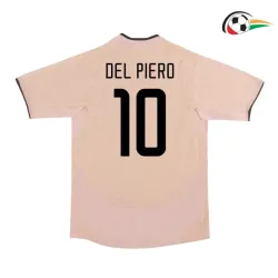 Camisa DEL PIERO 10 Juventus Qualidade TAILANDESA Away 2003/04 Retro Rosa Claro