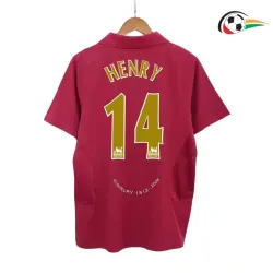HENRY 14 Arsenal Camisola Futebol Local 2005/06 Retro Classicas Vermelho