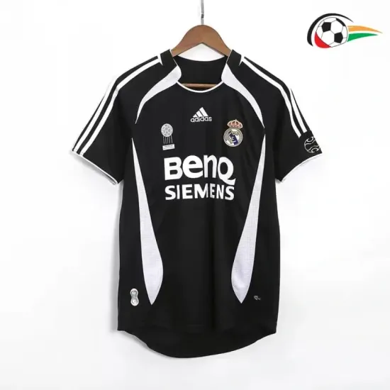 RAUL 7 Real Madrid Equipacione Qualidade TAILANDESA Segundo Kit 2006/07 Classicas Preto RAUL 7 Real Madrid Equipacione Qualidade TAILANDESA Segundo Kit 2006/07 Classicas Preto