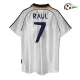 Camisola RAUL 7 Real Madrid Qualidade AAA Local Primeiro Kit 1998/00 Retro Classicas Branco Camisola RAUL 7 Real Madrid Qualidade AAA Local Primeiro Kit 1998/00 Retro Classicas Branco