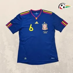 Equipacione A.INIESTA 6 España Replicas Local 2010 Classicas Azul
