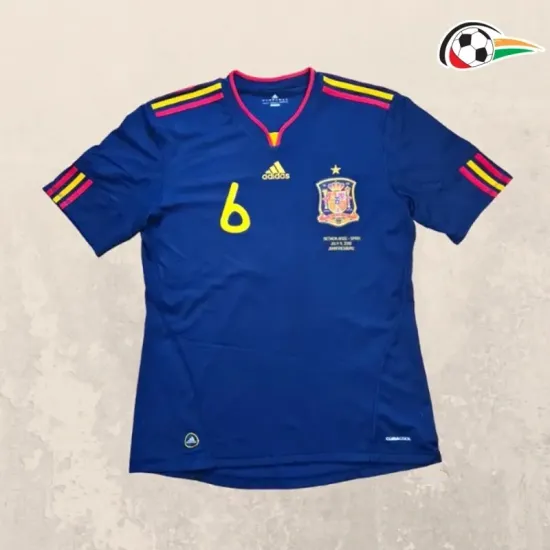 Equipacione A.INIESTA 6 España Replicas Local 2010 Classicas Azul Equipacione A.INIESTA 6 España Replicas Local 2010 Classicas Azul