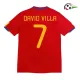 DAVID VILLA 7 España Camisola Baratas Primeiro Kit 2010 Retro Classicas Vermelho DAVID VILLA 7 España Camisola Baratas Primeiro Kit 2010 Retro Classicas Vermelho