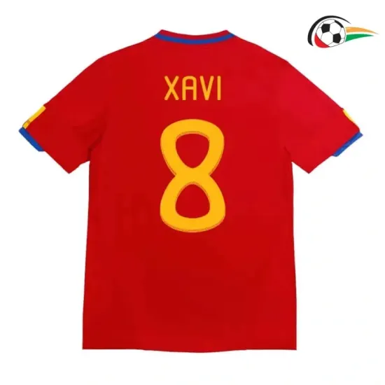 XAVI 8 España Camisa Qualidade TAILANDESA Local Primeiro Kit 2010 Retro Vermelho XAVI 8 España Camisa Qualidade TAILANDESA Local Primeiro Kit 2010 Retro Vermelho