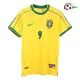 Camiseta RONALDO 9 Brasil Baratas Home Primeiro Kit 1998 Vintage Amarelo Camiseta RONALDO 9 Brasil Baratas Home Primeiro Kit 1998 Vintage Amarelo
