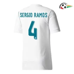 SERGIO RAMOS 4 Real Madrid Equipacione Replicas Primeiro Kit 2017/18 Classicas Branco