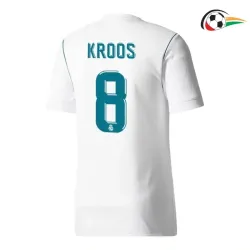 Camisola KROOS 8 Real Madrid Baratas Local 2017/18 Retro Classicas Branco
