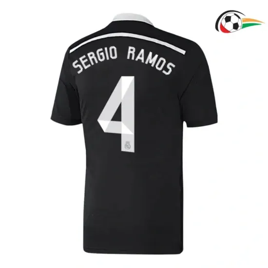 Equipacione SERGIO RAMOS 4 Real Madrid Qualidade Premium Thrid 2014/15 Classicas Preto Equipacione SERGIO RAMOS 4 Real Madrid Qualidade Premium Thrid 2014/15 Classicas Preto
