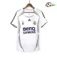 Camiseta SERGIO RAMOS 4 Real Madrid Futebol Home Primeiro Kit 2006/07 Vintage Branco Camiseta SERGIO RAMOS 4 Real Madrid Futebol Home Primeiro Kit 2006/07 Vintage Branco
