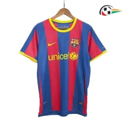 Camiseta A.INIESTA 8 Barcelona Baratas Primeiro Kit 2010/11 Vintage Vermelho/Azul