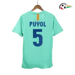 Equipacione PUYOL 5 Barcelona Qualidade TAILANDESA Visitante 2010/11 Classicas Verde