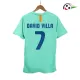 DAVID VILLA 7 Barcelona Camisa Qualidade Premium Visitante Segundo Kit 2010/11 Retro Verde DAVID VILLA 7 Barcelona Camisa Qualidade Premium Visitante Segundo Kit 2010/11 Retro Verde