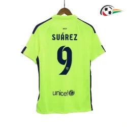 SUÁREZ 9 Barcelona Equipacione Replicas Thrid 2014/15 Classicas Verde