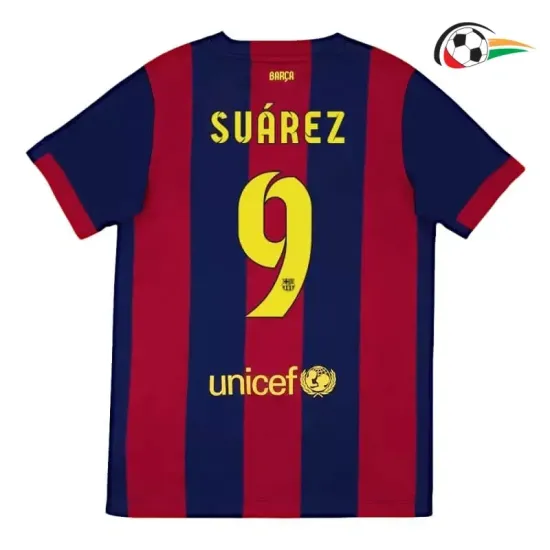 Camisola SUÁREZ 9 Barcelona Baratas Home 2014/15 Retro Classicas Vermelho/Azul Camisola SUÁREZ 9 Barcelona Baratas Home 2014/15 Retro Classicas Vermelho/Azul