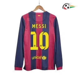 Camisola MESSI 10 Barcelona Futebol Local 2014/15 Retro Classicas ML Vermelho/Azul