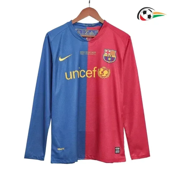 Camisa MESSI 10 Barcelona Replicas Home 2008/09 Retro ML Vermelho/Azul Camisa MESSI 10 Barcelona Replicas Home 2008/09 Retro ML Vermelho/Azul