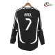 RAUL 7 Real Madrid Camisola Qualidade AAA Away 2006/07 Retro Classicas ML Preto RAUL 7 Real Madrid Camisola Qualidade AAA Away 2006/07 Retro Classicas ML Preto