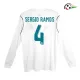 Camisa SERGIO RAMOS 4 Real Madrid Qualidade TAILANDESA Home 2017/18 Retro ML Branco Camisa SERGIO RAMOS 4 Real Madrid Qualidade TAILANDESA Home 2017/18 Retro ML Branco