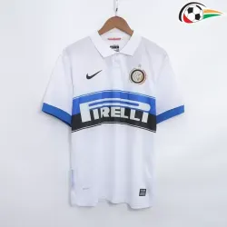 Equipacione Inter de Milan Qualidade Premium Visitante 2009/10 Retro Branco