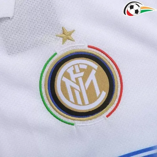 Equipacione Inter de Milan Qualidade Premium Visitante 2009/10 Retro Branco