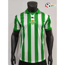 Real Betis Equipacione Qualidade TAILANDESA Primeiro Kit 1999/00 Retro Verde/Branco