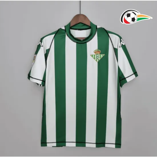 Camisola Real Betis Qualidade AAA Home 2003/04 Vintage Verde/Branco Camisola Real Betis Qualidade AAA Home 2003/04 Vintage Verde/Branco
