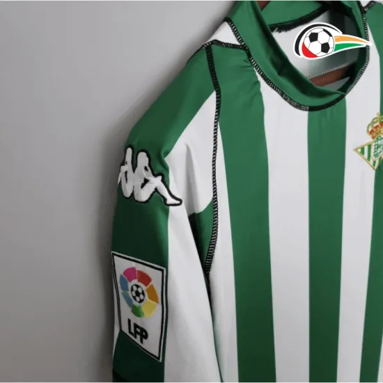 Camisola Real Betis Qualidade AAA Home 2003/04 Vintage Verde/Branco Camisola Real Betis Qualidade AAA Home 2003/04 Vintage Verde/Branco