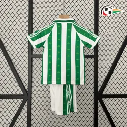 Equipacione Real Betis Replicas Home Primeiro Kit 1995/97 Vintage (Camisola + Calções) Verde/Branco
