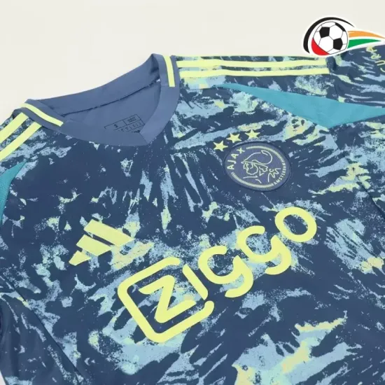 Camisa Ajax Replicas Visitante 2024/25 Azul Camisa Ajax Replicas Visitante 2024/25 Azul