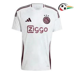 Camiseta Ajax Baratas Alternativa Terceiro Kit 2024/25 Branco