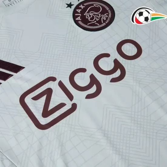 Camiseta Ajax Baratas Alternativa Terceiro Kit 2024/25 Branco Camiseta Ajax Baratas Alternativa Terceiro Kit 2024/25 Branco