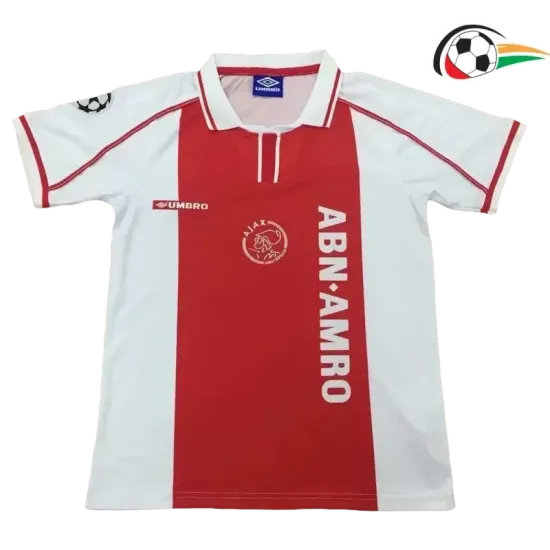 Equipacione Ajax Qualidade TAILANDESA Local Primeiro Kit 1998 Retro Classicas Vermelho/Branco Equipacione Ajax Qualidade TAILANDESA Local Primeiro Kit 1998 Retro Classicas Vermelho/Branco