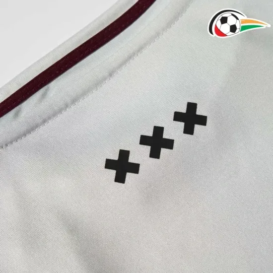 Ajax Camisa Qualidade Premium Thrid 2024/25 Infantil Branco Ajax Camisa Qualidade Premium Thrid 2024/25 Infantil Branco