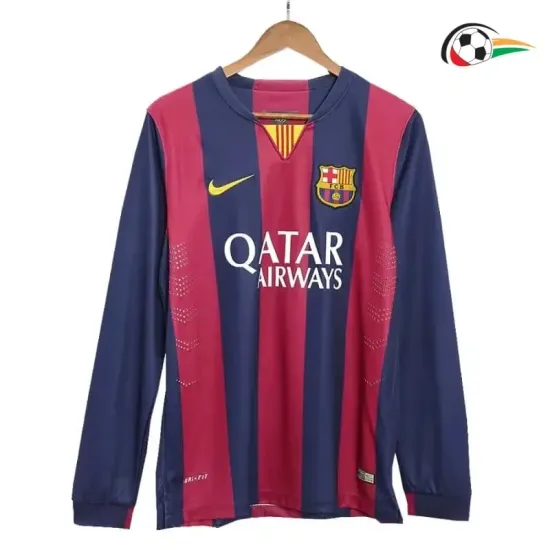 SUÁREZ 9 Barcelona Camisola Baratas Home Primeiro Kit 2014/15 Retro Classicas ML Vermelho/Azul SUÁREZ 9 Barcelona Camisola Baratas Home Primeiro Kit 2014/15 Retro Classicas ML Vermelho/Azul