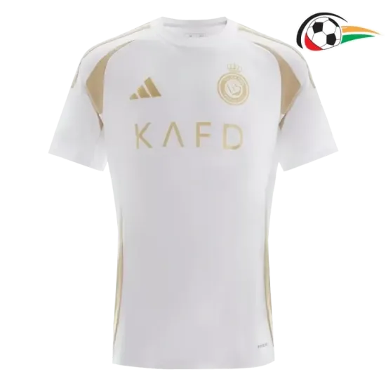 Camisola Al-Nassr FC Baratas Terceiro Kit 2024/25 Branco Camisola Al-Nassr FC Baratas Terceiro Kit 2024/25 Branco