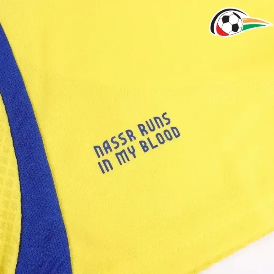 Camisa Al-Nassr FC Qualidade TAILANDESA Home 2024/25 (Camisola + Calções) Amarelo