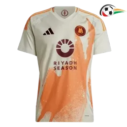 AS Roma Camisola Futebol Segundo Kit 2024/25 Branco/Laranja