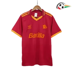 AS Roma Camiseta Baratas Local 1992/94 Retro Vermelho