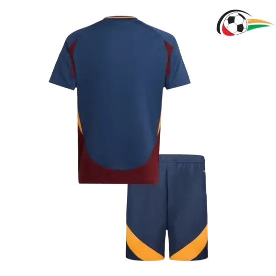 Camisola AS Roma Qualidade AAA Terceiro Kit 2024/25 Infantil Azul Camisola AS Roma Qualidade AAA Terceiro Kit 2024/25 Infantil Azul