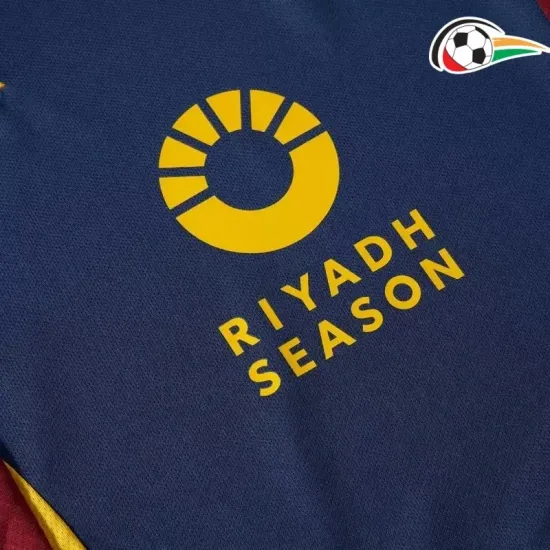 Camisola AS Roma Qualidade AAA Terceiro Kit 2024/25 Infantil Azul Camisola AS Roma Qualidade AAA Terceiro Kit 2024/25 Infantil Azul