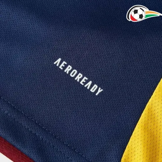Camisola AS Roma Qualidade AAA Terceiro Kit 2024/25 Infantil Azul Camisola AS Roma Qualidade AAA Terceiro Kit 2024/25 Infantil Azul