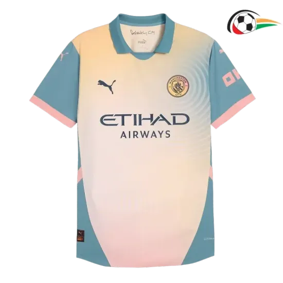 Camiseta Manchester City Qualidade TAILANDESA 4th 2024/25 Jogador Amarelo Camiseta Manchester City Qualidade TAILANDESA 4th 2024/25 Jogador Amarelo