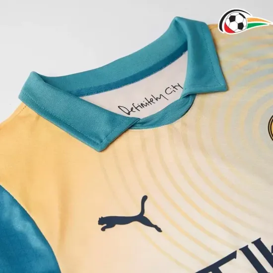 Camiseta Manchester City Qualidade TAILANDESA 4th 2024/25 Jogador Amarelo Camiseta Manchester City Qualidade TAILANDESA 4th 2024/25 Jogador Amarelo